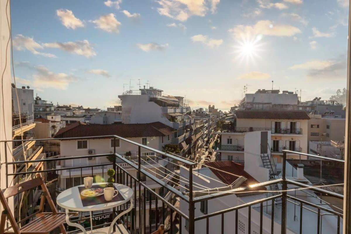Comfy Central Square Gem With Balcony Apartment Каламата Екстериор снимка